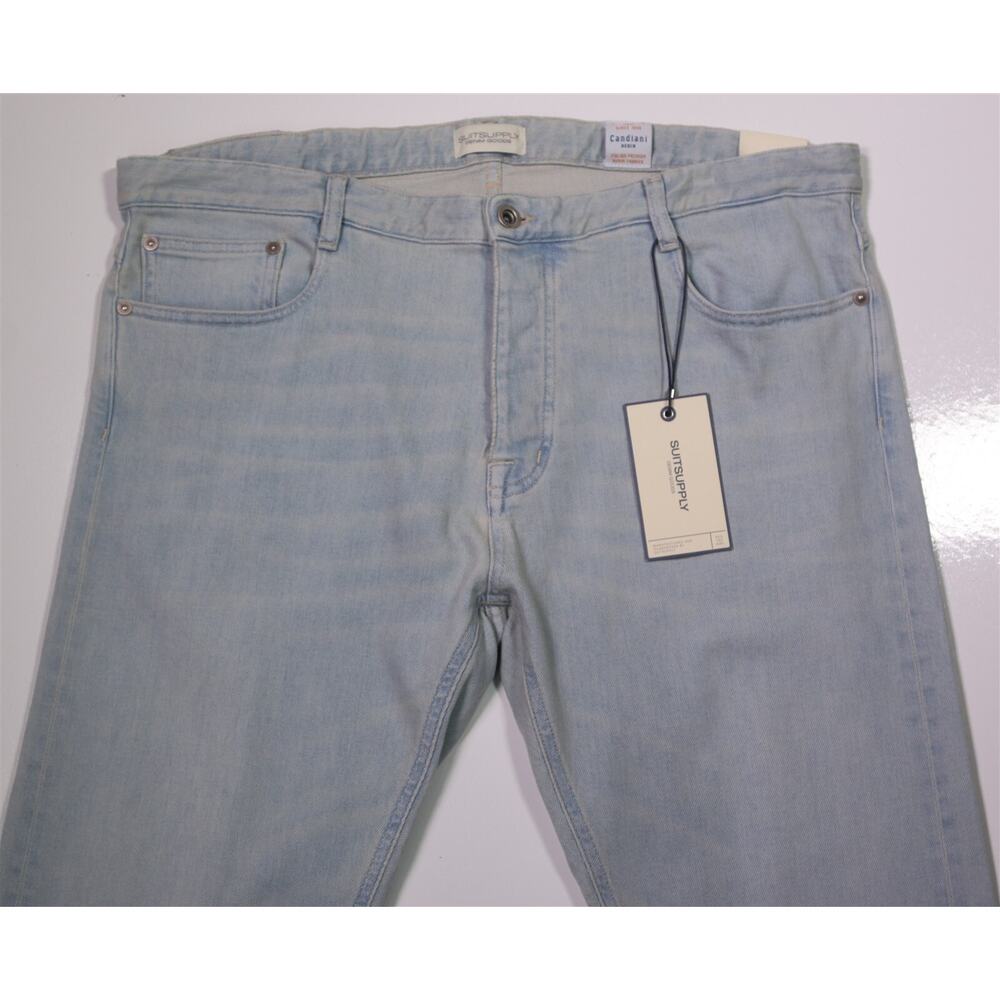 Suitsupply Blue Slim Jeans Versatile Style